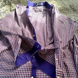 Plaid paul Frederick dress shirt
